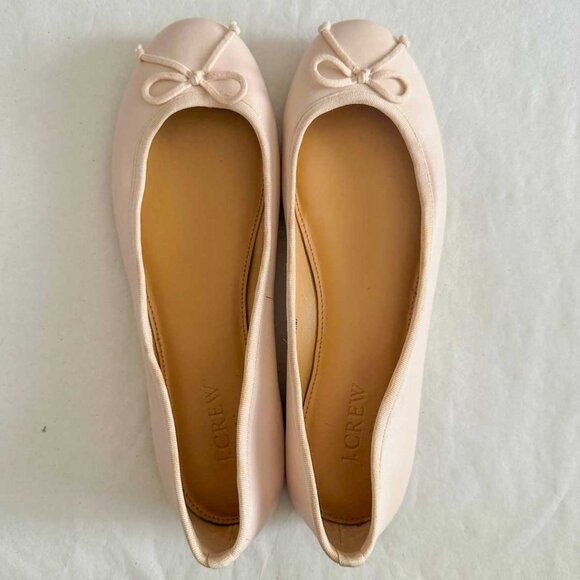 Baby Pink J.Crew ballet flats Sz 7.5 - Picture 2 of 8